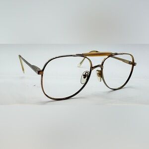 Vintage AO Safety Silver Oval Sunglasses Frames Only